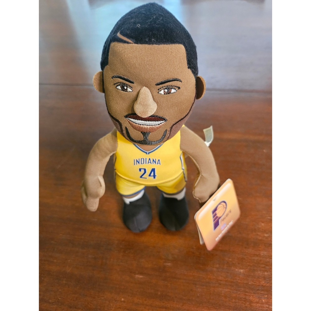 Bleacher Creatures Paul George Plush Figure Men OS Yellow Indiana Pacers NBA 24